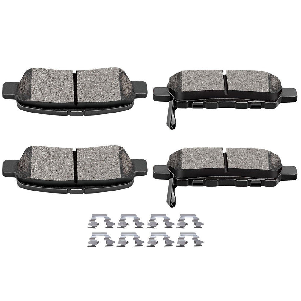SCITOO ceramic rear brake pad kit for Infiniti EX35 with quiet, reliable stopping power