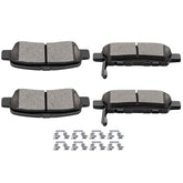 SCITOO ceramic rear brake pad kit for Infiniti EX35 with quiet, reliable stopping power