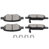 SCITOO D1033 rear ceramic brake pads set for Chevrolet Cobalt with durable quiet braking