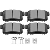 SCITOO D536 rear ceramic brake pads set showing full four-pad package for OE fit.