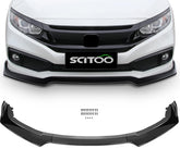 SCITOO front bumper lip left panel enhances a sportier look for Honda Civic.