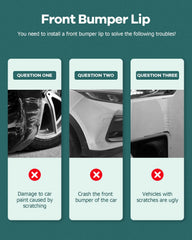 SCITOO front bumper lip right panel adds edge to your Civic's front fascia.