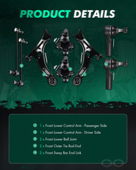 SCITOO front lower ball joint supports wheel alignment and turn response