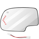 SCITOO left driver side mirror glass with heat for clear night driving