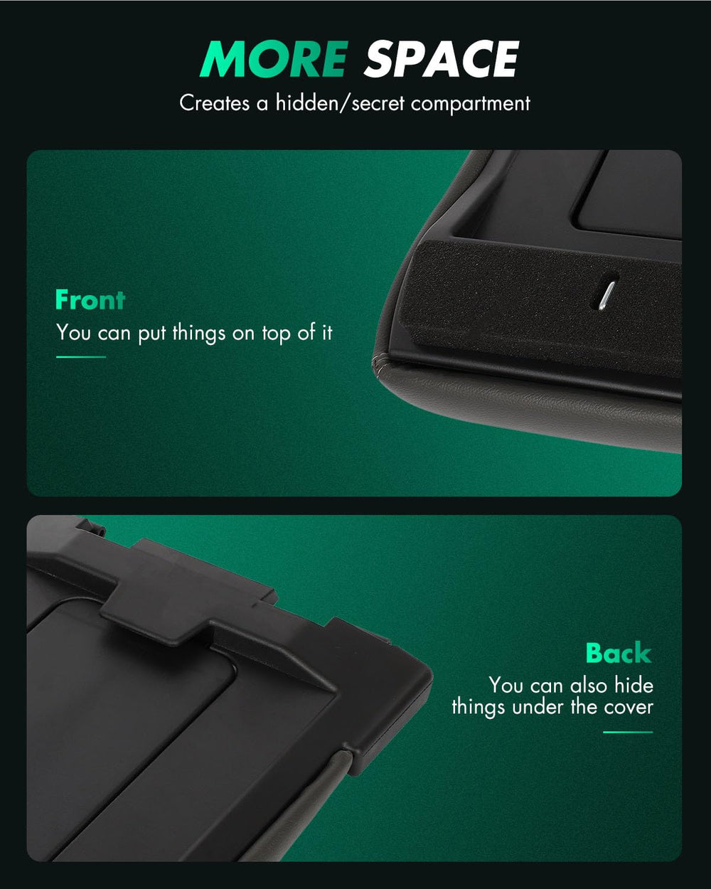 SCITOO microfiber leather skin detail emphasizing easy wipe maintenance.