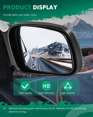 SCITOO mirror glass clarity improves rear view for safer driving.