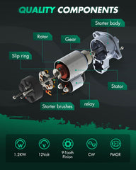 SCITOO motor starter magnets and excitation coils for quick, smooth engine cranks