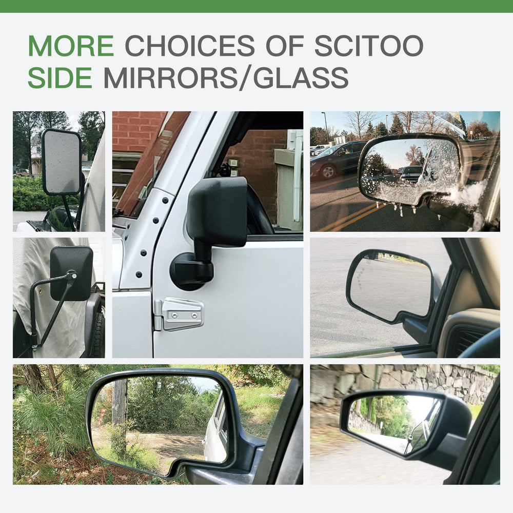 SCITOO OEM part reference GM1324102 label on mirror glass