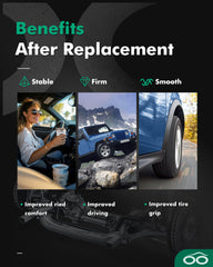 SCITOO quiet ride rear shock reduces road noise