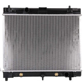 SCITOO radiator assembly for Scion xD close-up shows solid build for reliable cooling