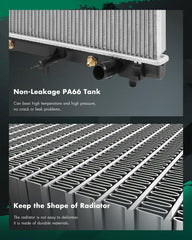 SCITOO radiator reference numbers close-up showing model identifiers