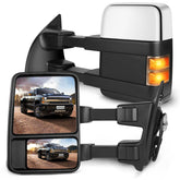 SCITOO rear view mirrors installed on Ford F-Series for wider towing visibility