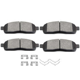 SCITOO semi-metal brake pads front kit for Ford F-150 durable braking