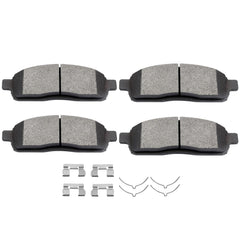 SCITOO semi-metal brake pads front kit for Ford F-150 durable braking