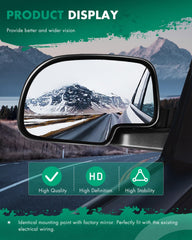 SCITOO mirror glass close-up offers clear reflection for safe driving