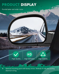 SCITOO Isuzu Hombre left mirror improves rear visibility