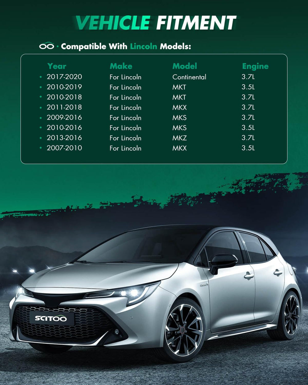 SCITOO Starter 6692N compatibility with Ford Edge and Explorer engines.