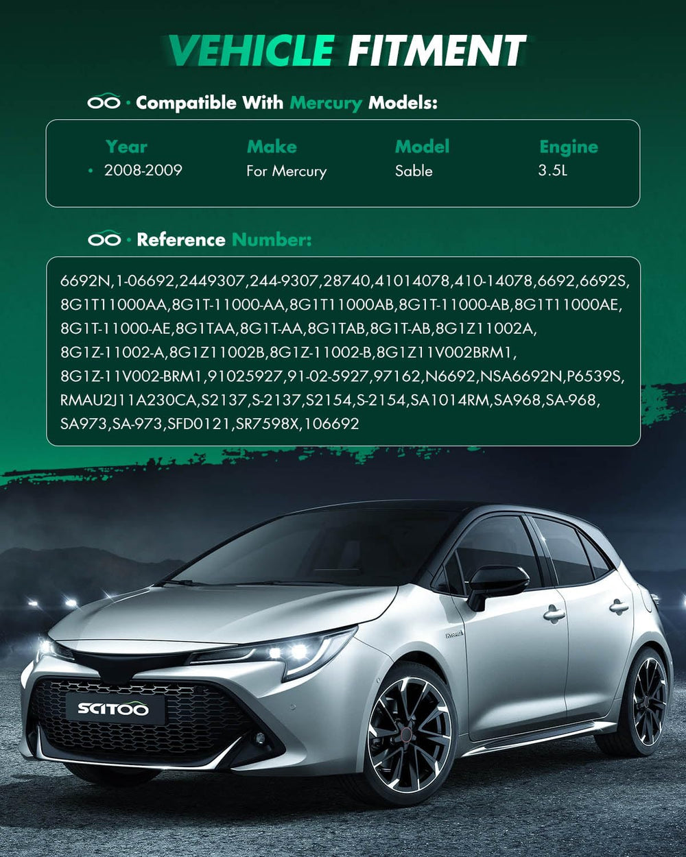 SCITOO Starter 6692N installed in a vehicle demonstrates quick start potential.