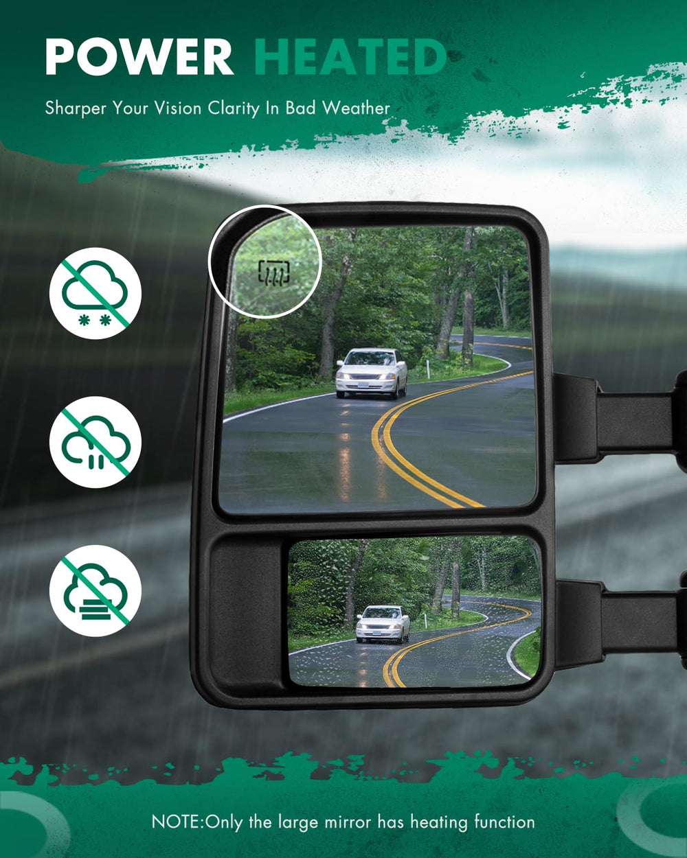 SCITOO turn-signal-equipped mirror adds visibility to following traffic
