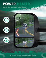 SCITOO telescopic extension helps you extend reach for safer lane changes.
