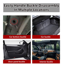 Versatile tool for trimming, rivets, and interior fasteners in vehicles.