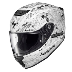 ScorpionEXO O-R330 shield with Pinlock-ready design for fog-free visibility.