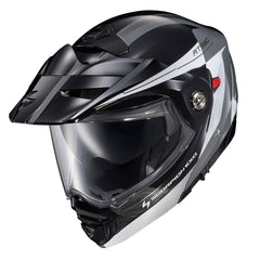 ScorpionEXO AT960 modular chin bar enabling easy one-handed operation on the trail.