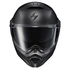 ScorpionEXO AT960 retractable sun visor offers shade on sunny commutes.