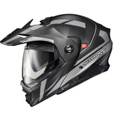 ScorpionEXO AT960 shell: lightweight, strong polycarbonate for rugged adventures.