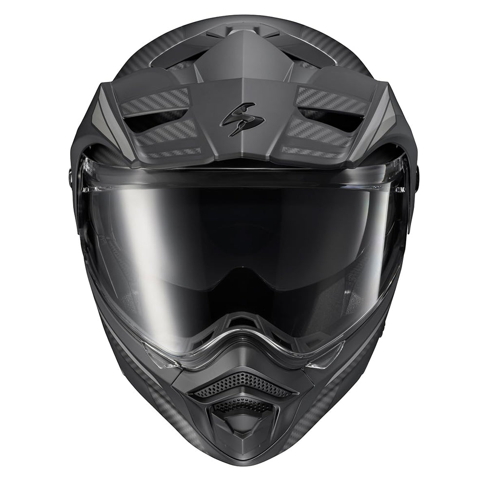 Helmet with built-in speaker pockets for Bluetooth compatibility.