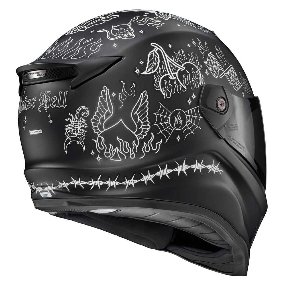 ScorpionEXO Covert FX EverClear shield offers fog-free visibility and UV protection