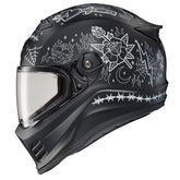 ScorpionEXO Covert FX helmet front view, aerodynamic for stable rides.