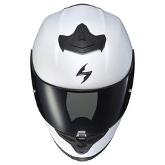 Emergency quick-release cheek pads on the ScorpionEXO R1 Air helmet.