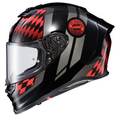 ScorpionEXO R1 Air front view with Pinlock-ready shield for fog-free visibility.
