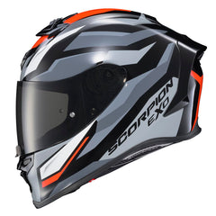 ScorpionEXO R1 Air helmet front view showing aero shaping for smoother riding