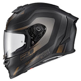 ScorpionEXO R1 Air helmet front view with aero-tuned shell for quieter rides