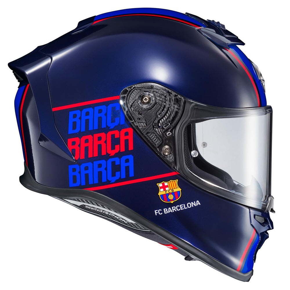 ScorpionEXO R1 Air KwikWick interior keeps you cool and dry on long rides.