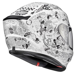 ScorpionEXO R420 emergency release cheek pads for quicker, safer removal