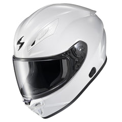 ScorpionEXO R430 EllipTec shield with no-fog coating for clear vision.