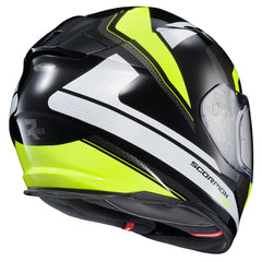 ScorpionEXO Ryzer EverClear sun visor reduces glare.