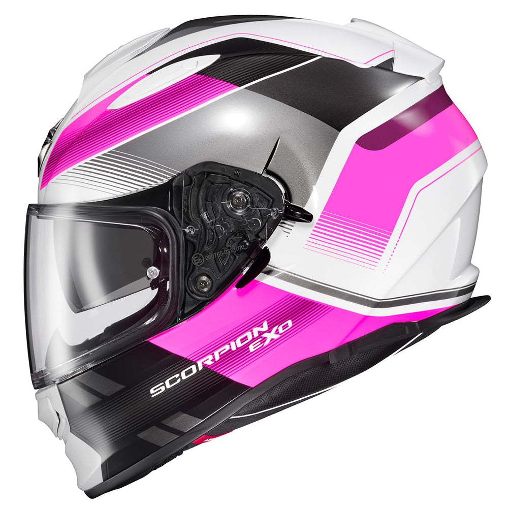 ScorpionEXO Ryzer helmet front view with comfortable padding and ventilation