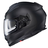 ScorpionEXO Ryzer helmet front view with aerodynamics and safety features