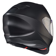 ScorpionEXO T520 shield-open shot demonstrates quick tool-free shield change