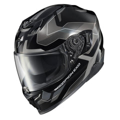 ScorpionEXO T520 Phantom shield close-up with fog-free Everclear tech