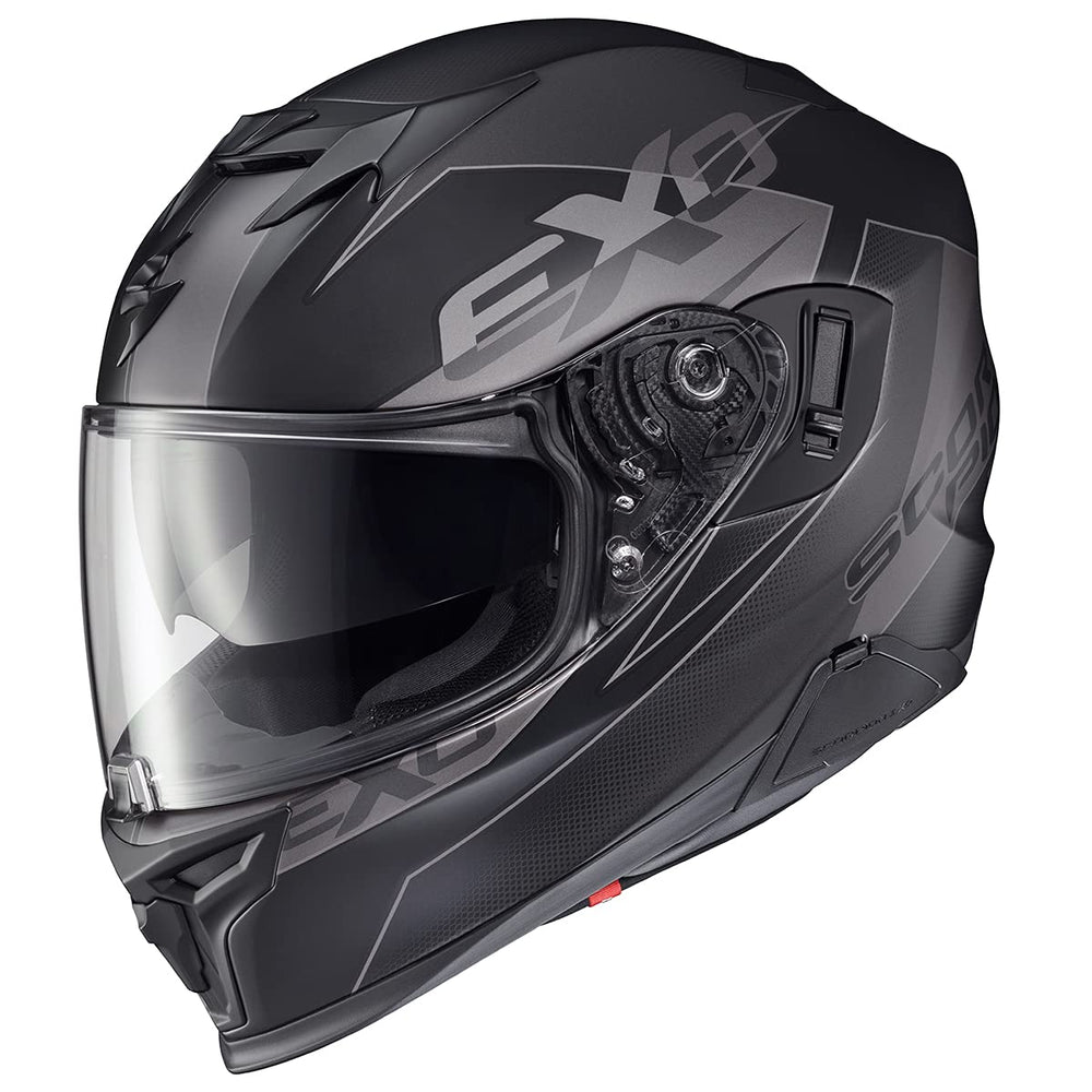 ScorpionEXO T520 Phantom Small side view shows compact profile and secure fit.