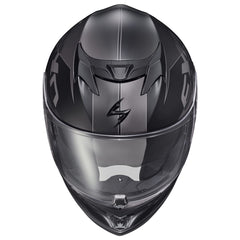 ScorpionEXO T520 shield and sun visor offer fog-free clarity and UV protection.