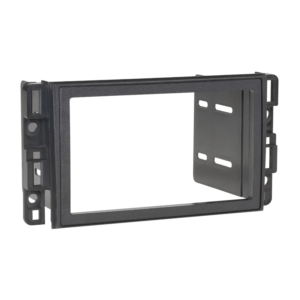 Scosche GM1598B compatibility chart highlights fit across GM vehicles.
