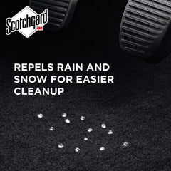 Scotchgard 4104D spray application on car seat upholstery