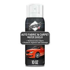 Scotchgard spray application shows a simple water repellent formula in action.