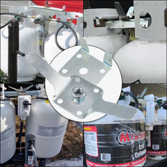 scottchen PRO twin-tank lock-in-use frees space and reduces theft risk on the road